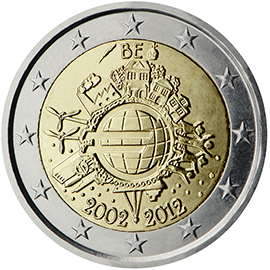 Joint €2 commemorative side 2012 Joint €2 commemorative side 2012