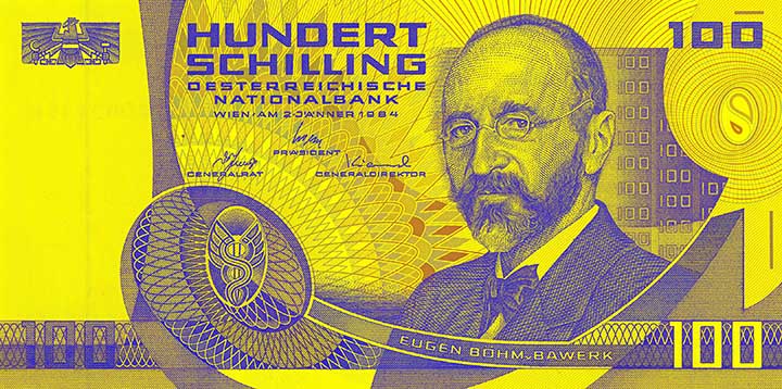 100 schilling banknote frontside 100 schilling banknote frontside