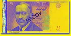 25 kroon banknote frontside 25 kroon banknote frontside