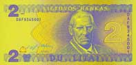 1 litas banknote frontside 1 litas banknote frontside